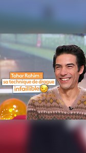 😏🤌 Tahar Rahim a une méthode de drague infaillible...et on a hâte de la tester ! | Télématin