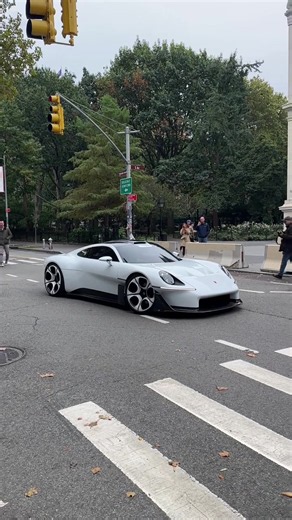 Spotted the Porsche Mission S driving around NYC. The design looks straight out of a video game, and the sound is something else. Now we just need a 1:64 version. Which model car brand should make it first? #Porsche #PorscheMissionS #ModelCars #Diecast #CarSpotting