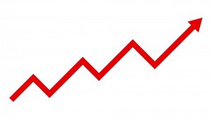 Animation Simple Red Rising Polygonal Arrow Stock Footage Video (100% Royalty-free) 1100266077 | Shutterstock