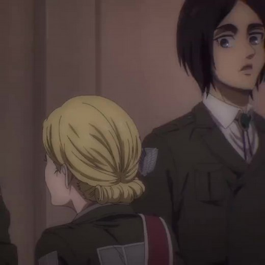 eren noted that she was happy, and is happy in response, one of my favorite scenes of erehisu☺️. #erehisu #historiareiss #eren #erenjaeger #attackontitanseason4 #attackontitan