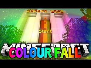 Minecraft Colour Fall Challenge! (Minecraft 1.8 Colour Fall Mini-Game) w/ Lachlan