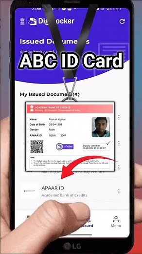 ABC id (Apaar id ) Kaise Banaye? How to Make ABC Id 2025 ! #abcidcard #digilocker #shortsindia