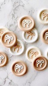 11K views · 194 reactions | Loving these new neutral bow wax seals—so...