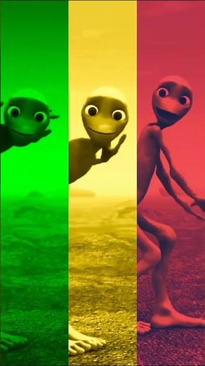 Alien Dance Dame tu Cosita vs Funny Alien Dance vs Selena Gomez & Rema Baby Calm Down Full HD