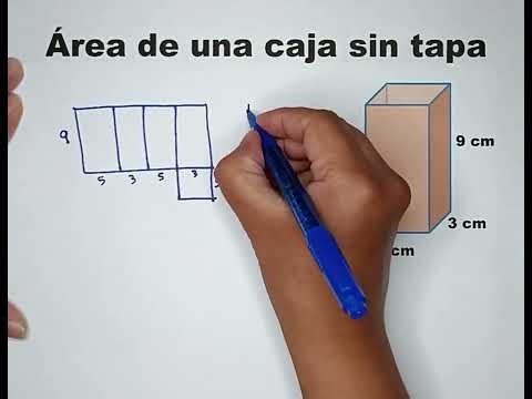 Área de una caja sin tapa