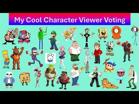 My Cool Character Viewer Voting 1 | Meet the cast