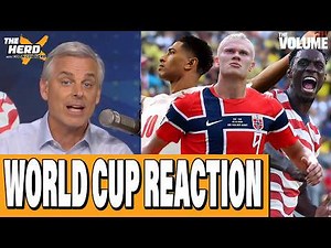 World Cup REACTION: Balogun, England-Mexico, USA-Belgium, Erling Haaland | Colin Cowherd: THE HERD