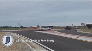 US-421 and US-6 roundabout open in LaPorte County