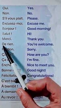 Learn English and French 2026 lesson (3) #anglais #apprends #languagelearning #languagelessons