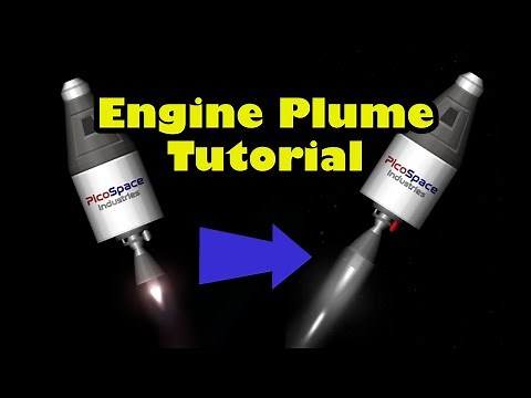 How to Mod a Custom Engine Plume in Spaceflight Simulator using Unity