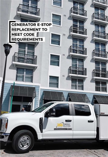 Our team recently replaced an external emergency stop (E-Stop) for a generator at an apartment building to ensure it meets current electrical and safety code requirements. Keeping backup power systems compliant and accessible is critical for both safety and reliability. 360° Energy Solutions provides expert generator upgrades, code corrections, and safety improvements for multifamily properties. Contact us today. 📞786.348.2156 📍8510 NW 68th St. Miami, FL 33166 🌐 www.360energysolutions.net #Ge