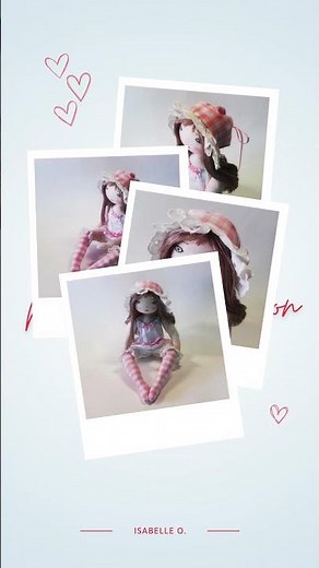 Poupée de chiffon : Patron et tutoriel