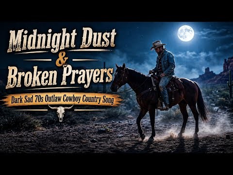 Midnight Dust & Broken Prayers | Dark Sad 70s Outlaw Cowboy Country Song