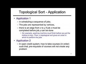 Topological Sort - Algorithm - Online Class - JnU - (Bangla)