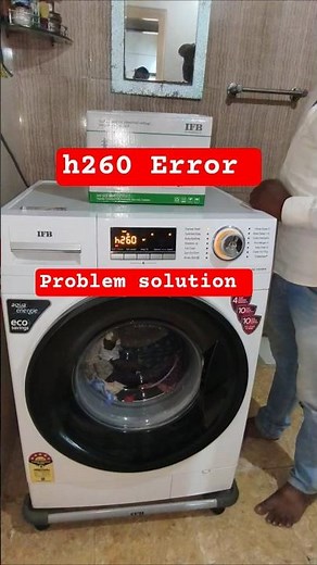 ifb front load washing machine h260/L175 error problem solution #washingmachine #service #technician