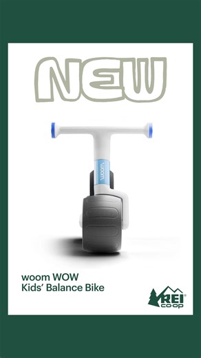 Built to grow with them, the woom WOW Kids' Balance Bike is designed for ages 9 months to 3 years, with wider wheels, smart weight distribution and replaceable parts that last. | REI