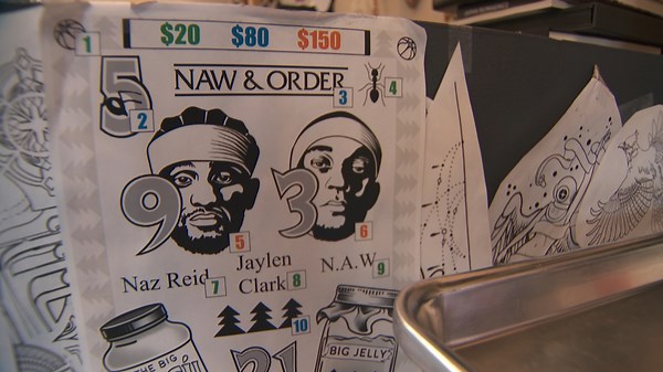 Artist behind 'Naz Reid.' tattoos battling brain cancer, Timberwolves community rallies around him