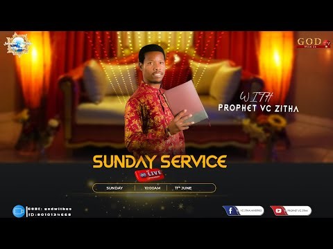 LIVE SICM-SUNDAY SERVICE WITH PROPHET V.C ZITHA - 11TH JUNE 2023