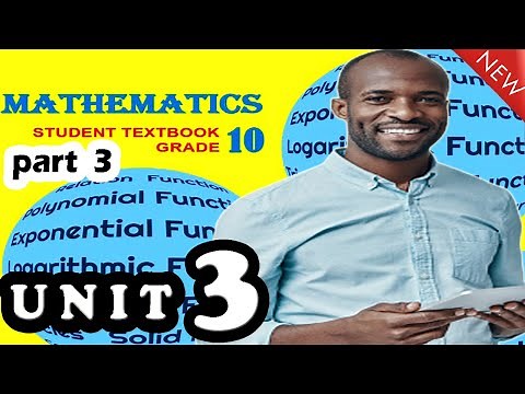 GRADE 10 Math Unit 3 Part 3 || LOGARITHMIC FUNCTIONS - Ethiopian New Curriculum