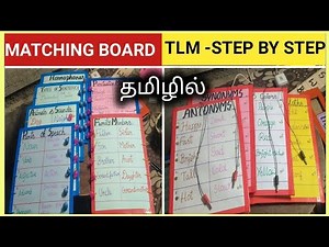 🛑தெளிவான விளக்கம் Step by Step HOW TO MAKE MATCHING BOARD 🗯️ Don't miss it ✅ #tlmideas #art #diy