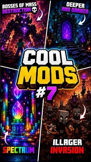 Cool Mods #7 🔥 #minecraft #shorts #minecraftmods