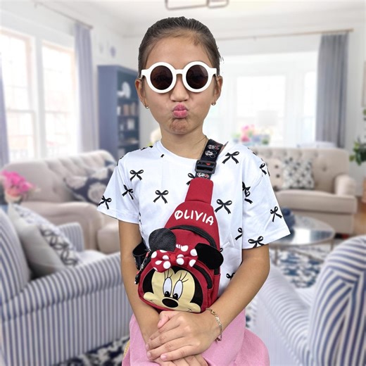 Personalized Disney Sling Bag | Fanny Pack | Custom Mickey Minnie Bag | Disney Trip Vacation | Disney Surprise Reveal | Gifts for Kids - Etsy