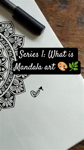 Series 1: Learn with me about Mandala 😍 #mandalamagicthreads #art #mandalas #meditativemandalaart 🌿🍁