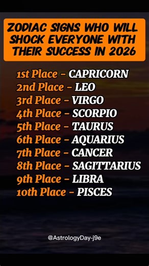 ZODIAC SIGNS WHO WILL SHOCK EVERYONE'S WITH THEIR SUCCESS IN 2026 #zodiac #astrology #horoscope