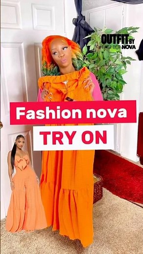 Orange Maxi Dress Outfit Ideas | Summer Fashion 2025 | Fashion Nova Try-On #summerootd #fashionnova