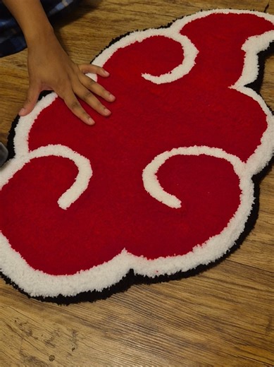 Create Your Own Akatsuki Cloud Wall Rug