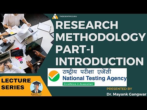 Research Methodology Lecture 1: Ph.D. Entrance Exam 2023 II NTA-CUET II 100% Concepts based + MCQs