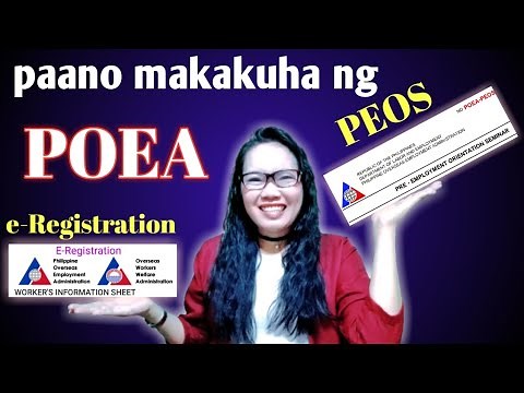 PAANO MAKAKUHA NG E-REGISTRATION AT PEOS CERTIFICATE ONLINE| STEP BY STEP