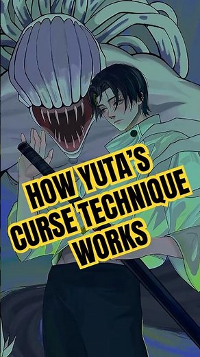 what is yuta's curse technique #jujutsukaisen #yutaokkotsu #rika