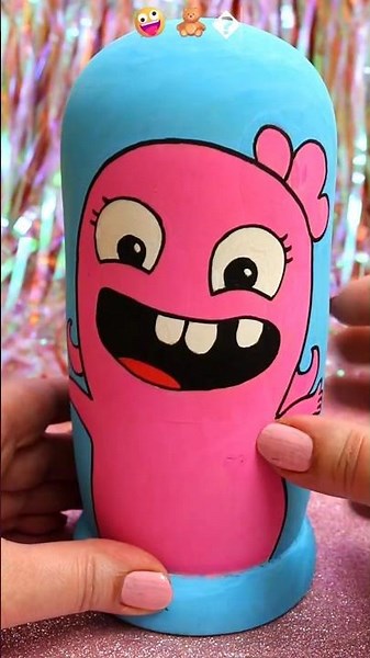ASMR UNBOXING Ugly Dolls Movie Nesting Dolls Review ❤️#shorts #asmr #uglydolls #trending #funny