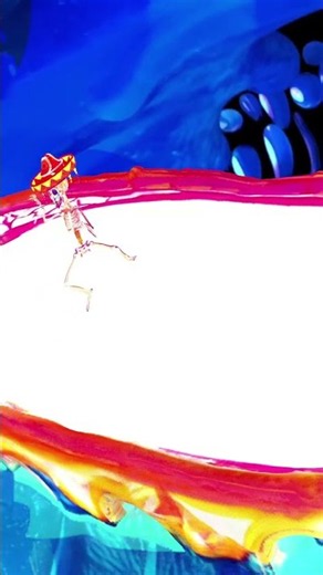 That Watermelon Never Had a Chance 🍉💥 | 3D Thriller Dance #Skeleton #3danimation #brushpen