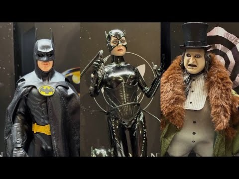 New Neca Batman action figures on display Toy Fair