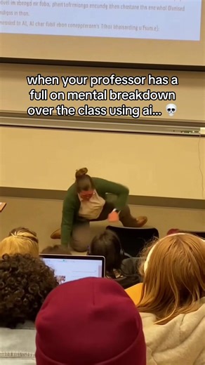 Professor's Breakdown Over AI Use in Class