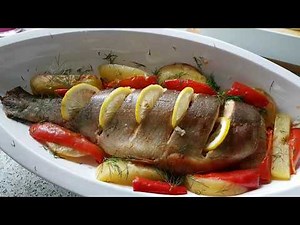 Forelle im Backofen ( Форель в духовке)