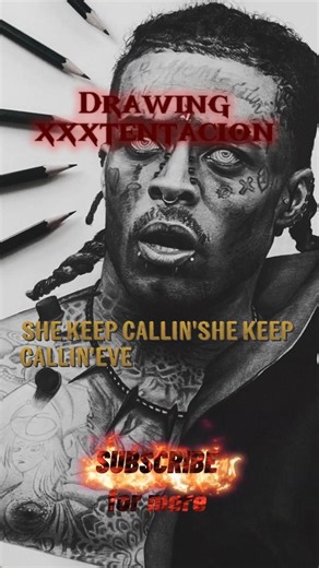 All XXXTENTACION Drawings & Art Images (Rare Fan Art Tribute) #xxxtentacion #art #drawing #hiphop