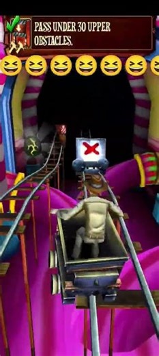 🚂 RAIL RUSH 💥 | Ultimate Speed Challenge ⚡ | Crazy Run | #RailRush #GamingShorts