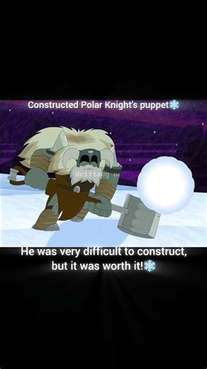 ❄️Polar Knight's puppet❄️ #animation #shovelknight