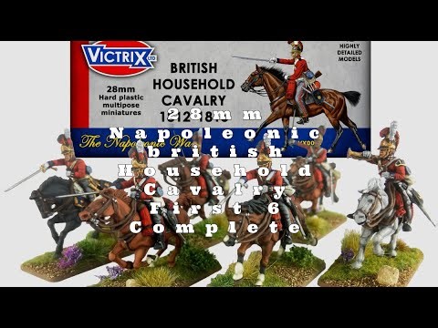 28mm Napoleonic Victrix British House cavalry