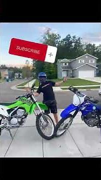 TTR 230 vs KLX 300 drag race