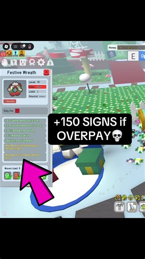 I GOT CRAZY BEEQUIP💀 #beeswarmsimulator #beesmas #onett #roblox #bss | bee swarm simulator