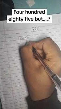 Decimal number in words.