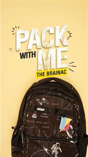 Pack With Me-Braniac edition 🧑‍🎓