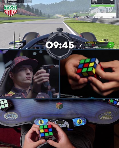 354K views · 6K reactions | The ultimate battle we never knew we needed...  How many Rubik's cubes can Max Park solve in the time it takes Max to do a lap of the Red Bull Ring?  | Oracle Red Bull Racing | Facebook