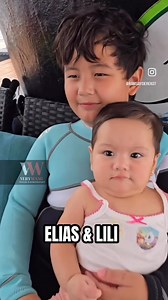 Elias and Lili, the beautiful children of Ellen Adarna 🎥 Derek Ramsay IG | VERY WANG