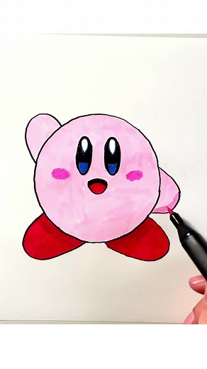 Cómo Dibujar a Kirby de Forma Fácil