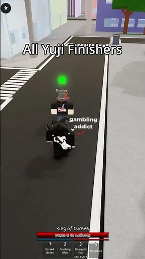 All JJS Finishers Part: Vessel #roblox #guide